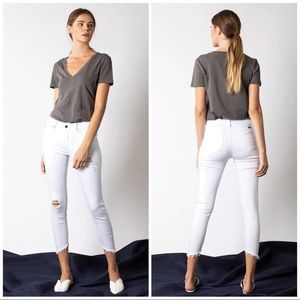 FAIY MID RISE ANKLE SKINNY Size 5/26 Kancan